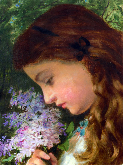 Girl with Lilac