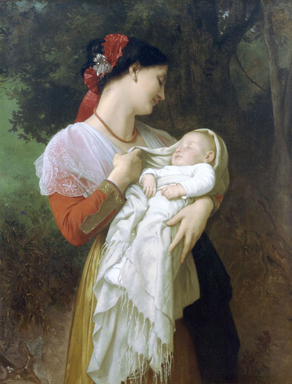 Maternal Admiration, William-Adolphe Bouguereau