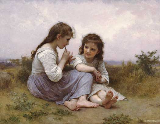 Childhood Idyll , William-Adolphe Bouguereau