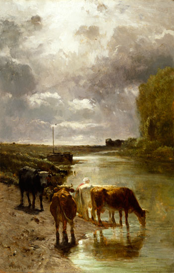 Cattle Drinking, Constant Troyon