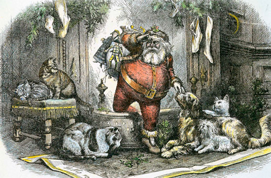 The Coming of Santa Claus, Thomas Nast