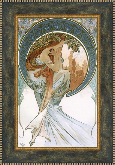 Poetry, Alphonse Mucha